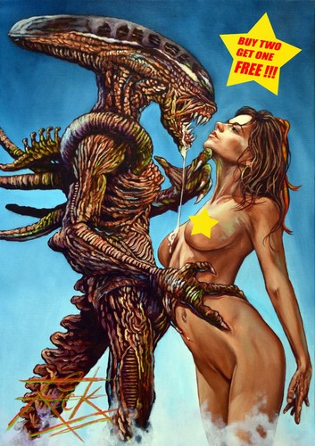 Suzi does alien - suzi,