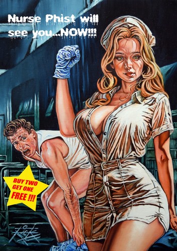 Nurse phist fine art - art, print