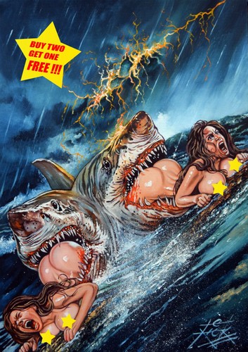 Two headed shark - shark, /