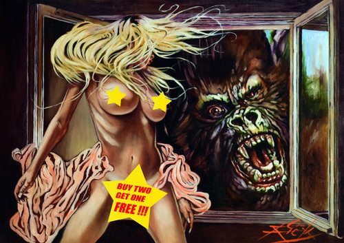 Konga fine art print - art, /