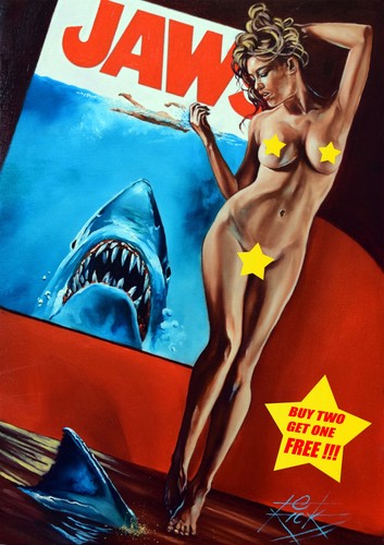 Poster girls fine - fine, print