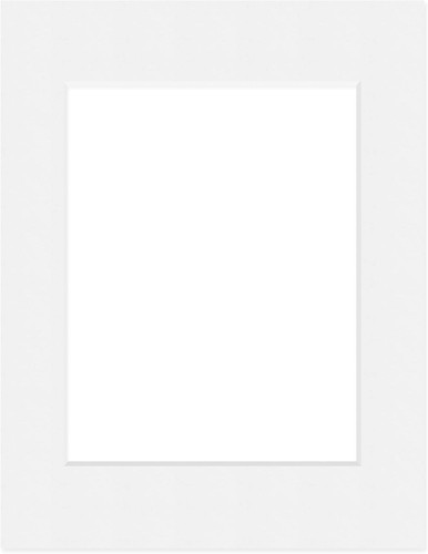 White photo mount - photo, 30x40cm