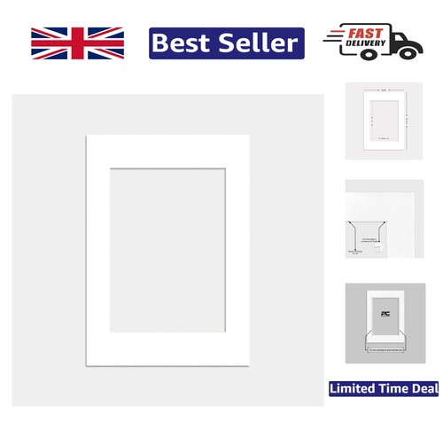 Precision cut white frame - a4,