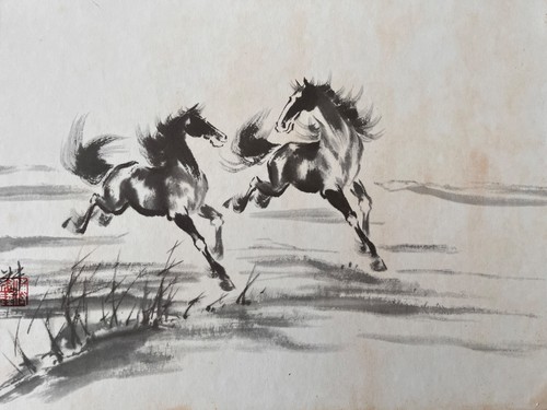 Chinese ink work - -, two