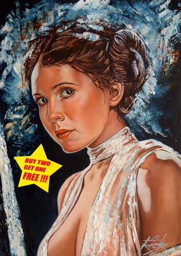 Princess leia fine art - leia,
