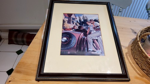 Dunlop fort advertising - advertising, framed