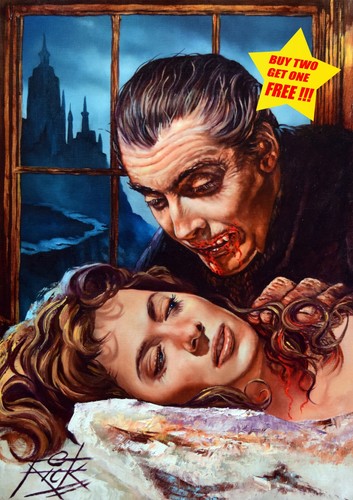 Dracula fine art print - art, /