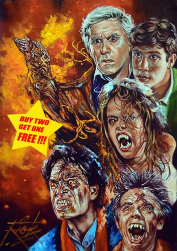 Fright night fine art - a4,